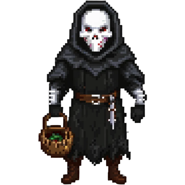 nightmarish executioner with torn sack mask emoji
