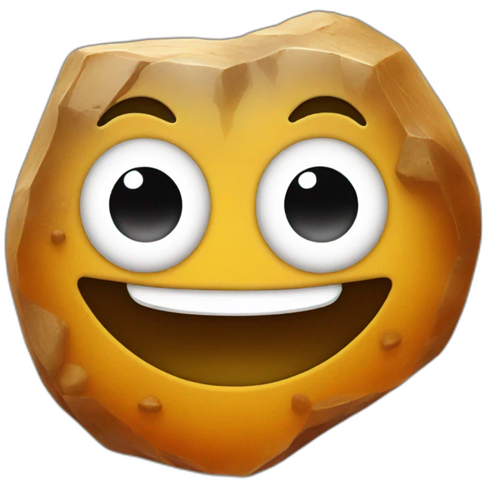 Amber rock Smiling Face With Heart-Shaped Eyes emoji