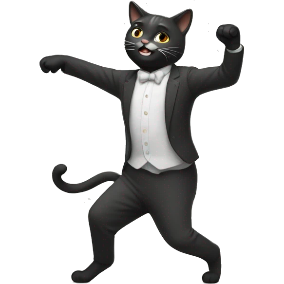 dancing cat emoji