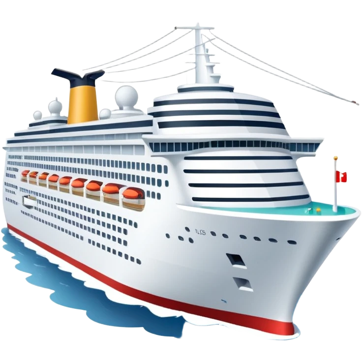 ￼ royal Caribbean ￼Cruise ship emoji