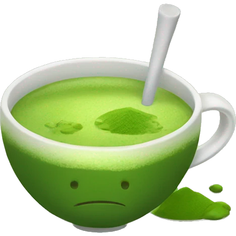 Matcha tea emoji