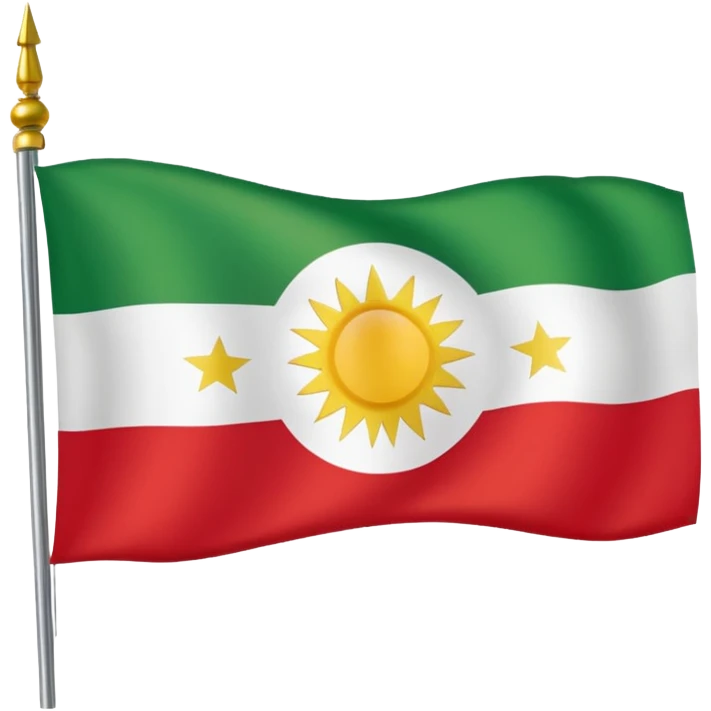 KURDİSTAN FLAG emoji