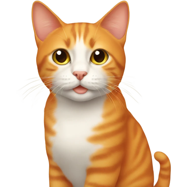 Orange cat emoji