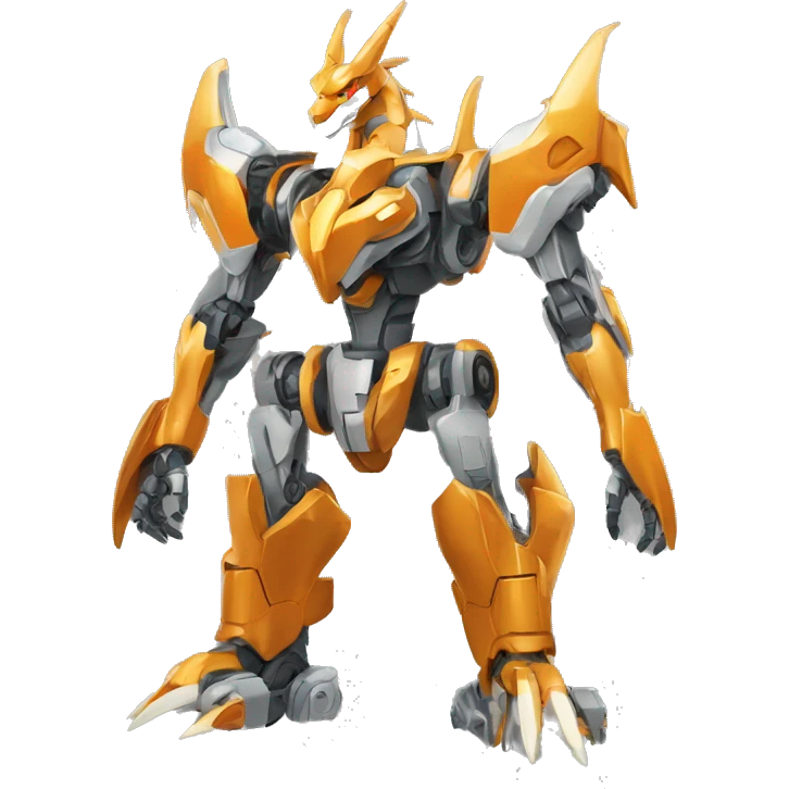 Futuristic Mechanical Medabot-Charizard-Mecha emoji