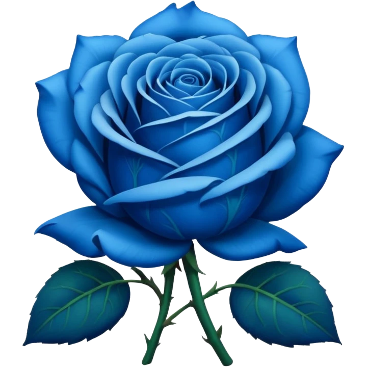 Rosa azul  emoji