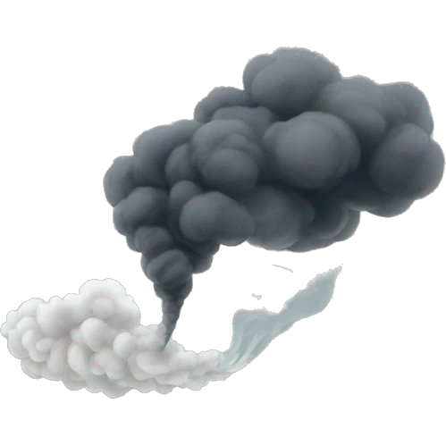 smoke trail emoji