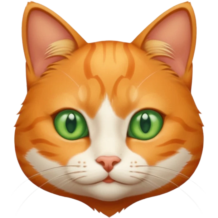 cute cat, simple, friendly emoji
