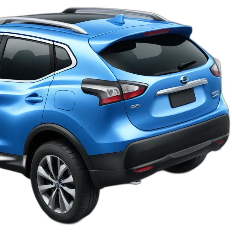 blue nissan qashqai car emoji
