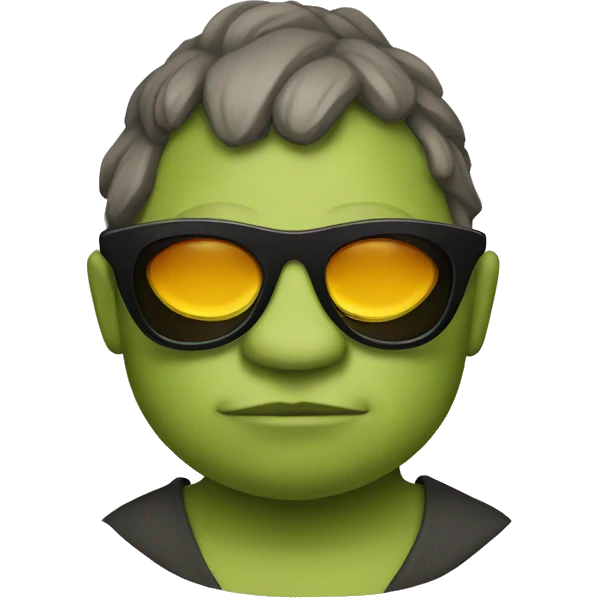 pregnant ogre with sunglasses emoji