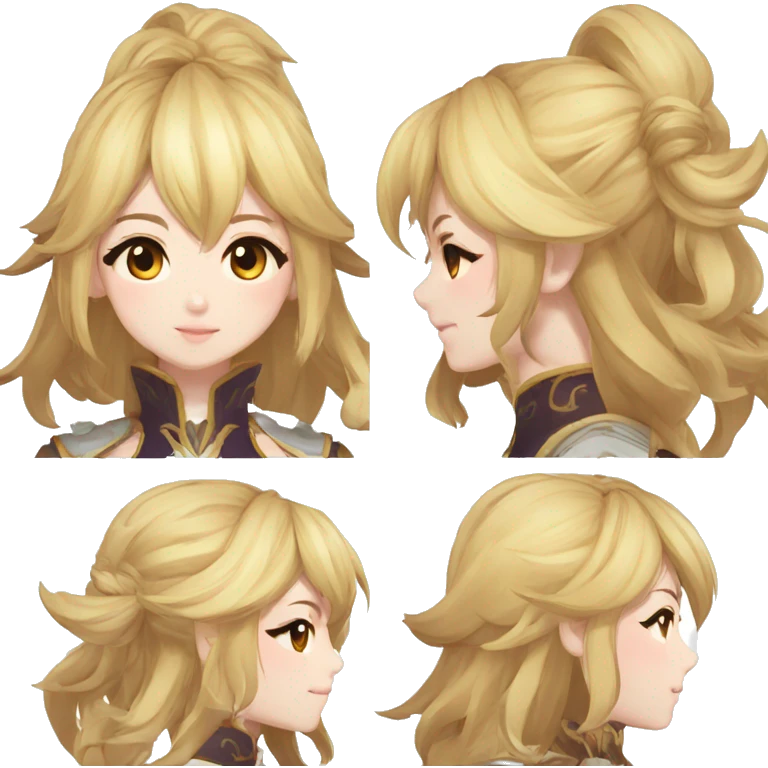“Lumine” from “Genshin Impact” emoji