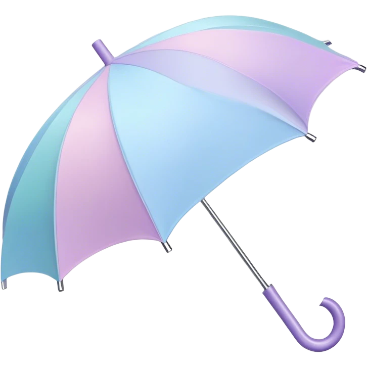 
pastel children's umbrella emoji