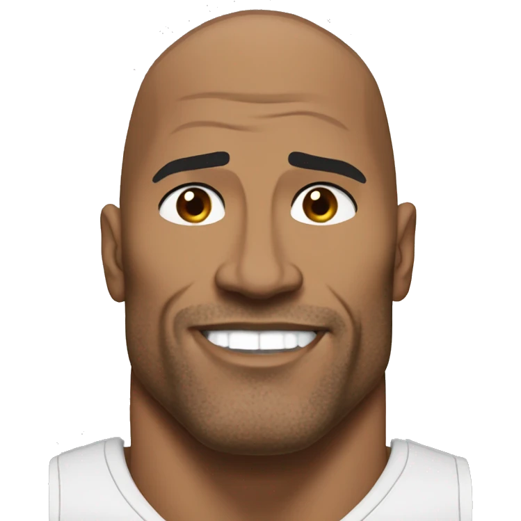 dwayne jonson the rock emoji