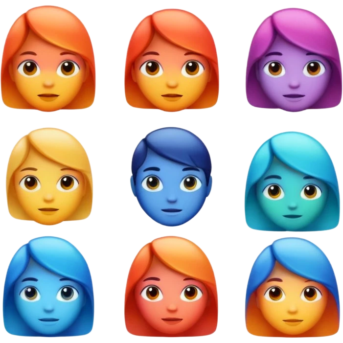 gradient avatar emoji
