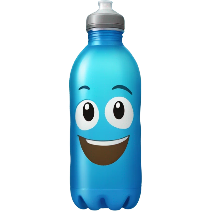 waterbottle in an ocean emoji