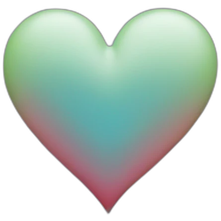 tri-part heart emoji