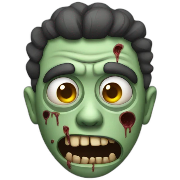 turned zombie emoji