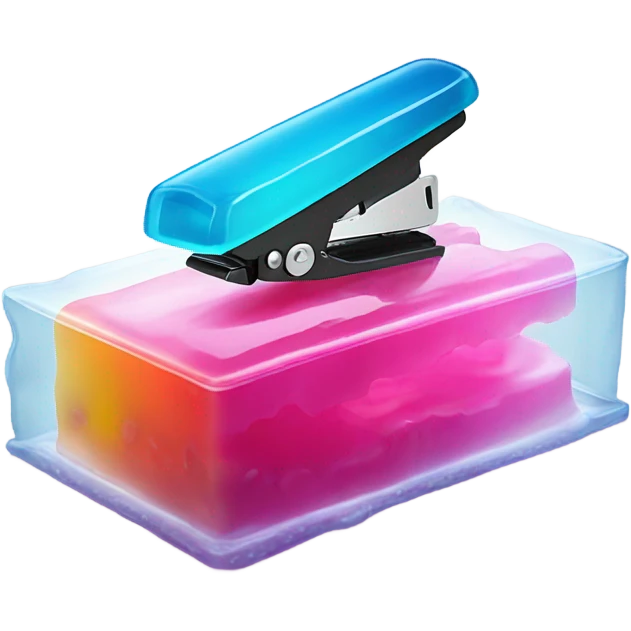 a stapler in jello emoji