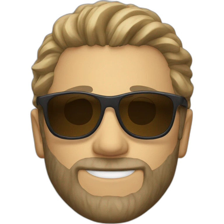 Sunglasses with huddy emoji