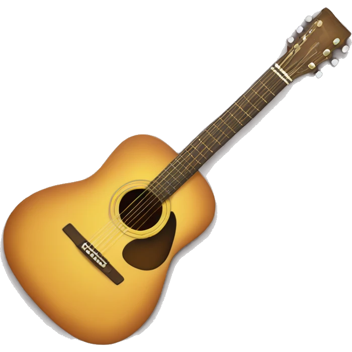 acoustic guitar emoji