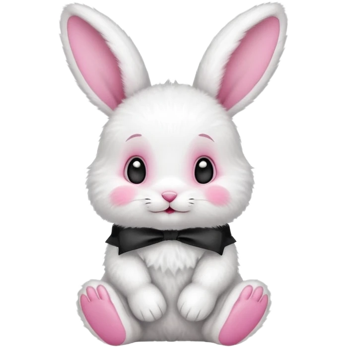 sitting baby rabbit emoji emoji