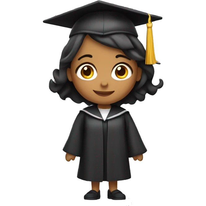 Mujer graduada  emoji
