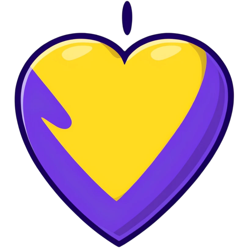 purple heart emoji