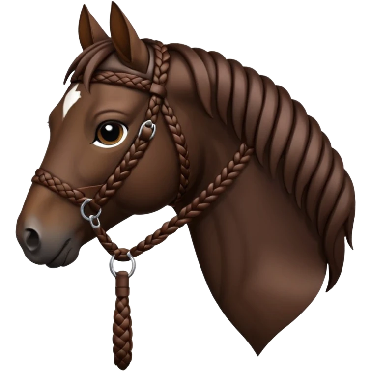 Horse crop emoji