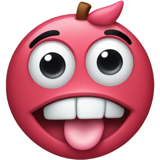 love heart eyes sticking out tounge emoji
