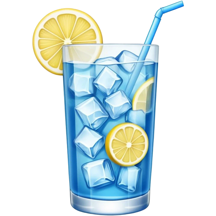 Blue lemonade with ife emoji