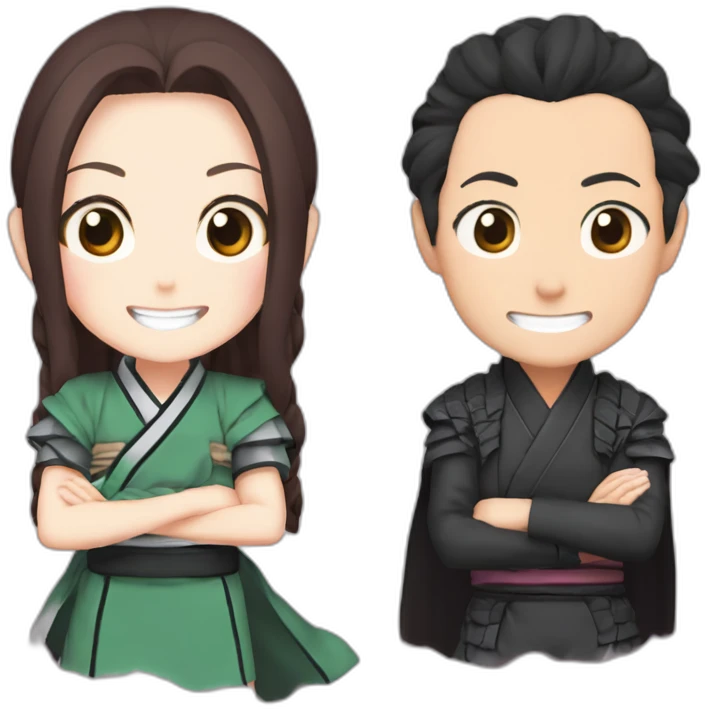 Tanjiro Kamado and Nezuko Kamado emoji