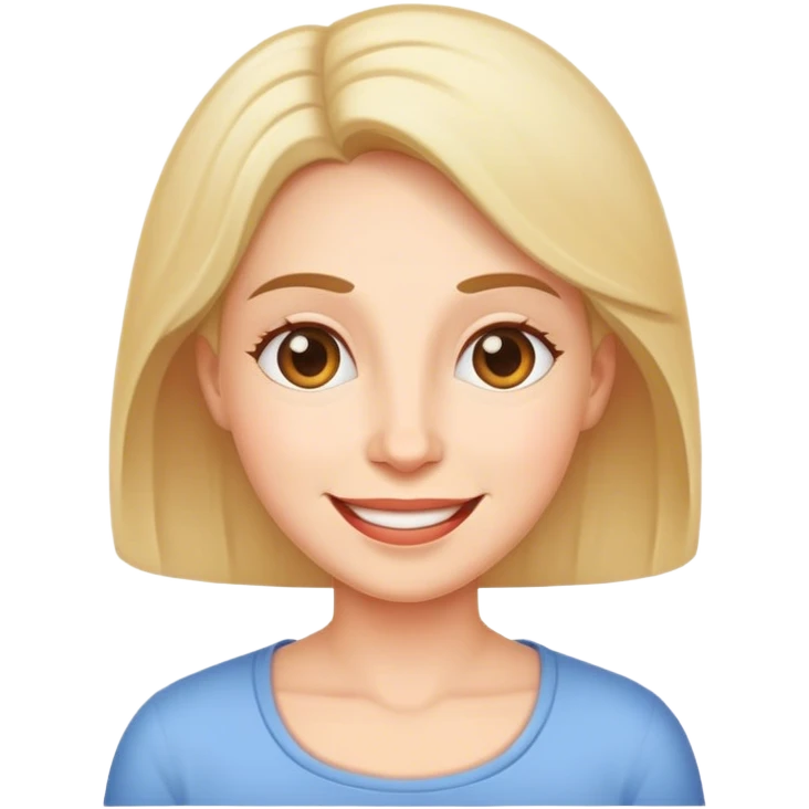 Head of happy mom emoji