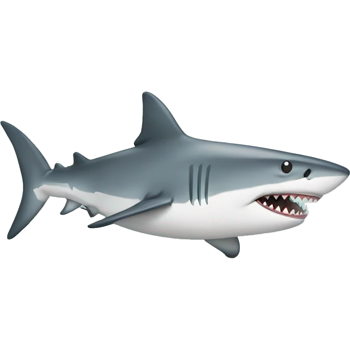Shark with a joint emoji
