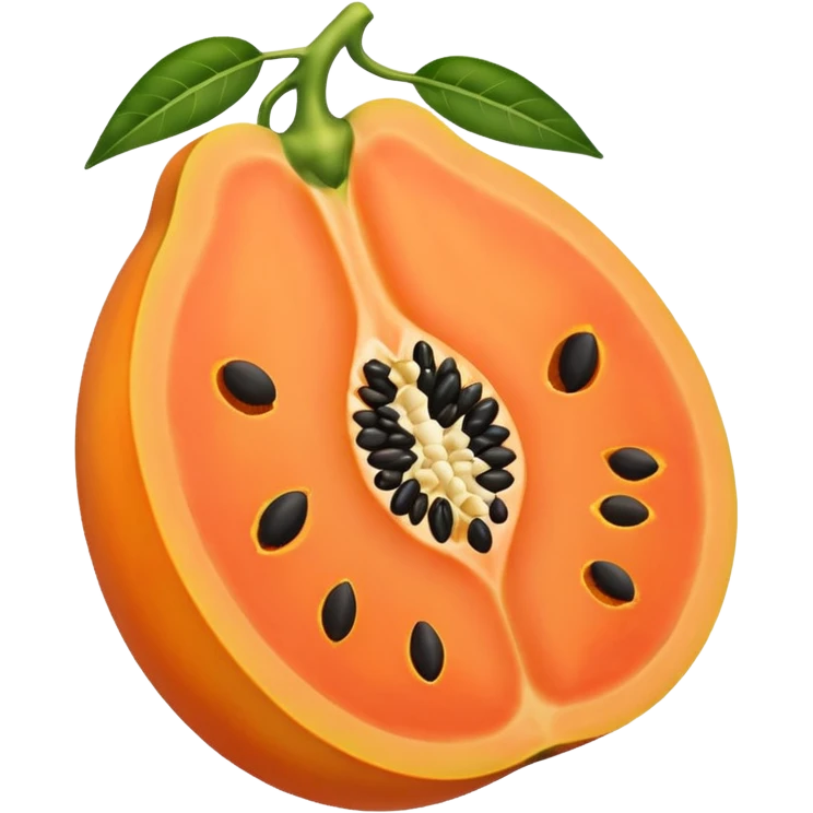papaya emoji