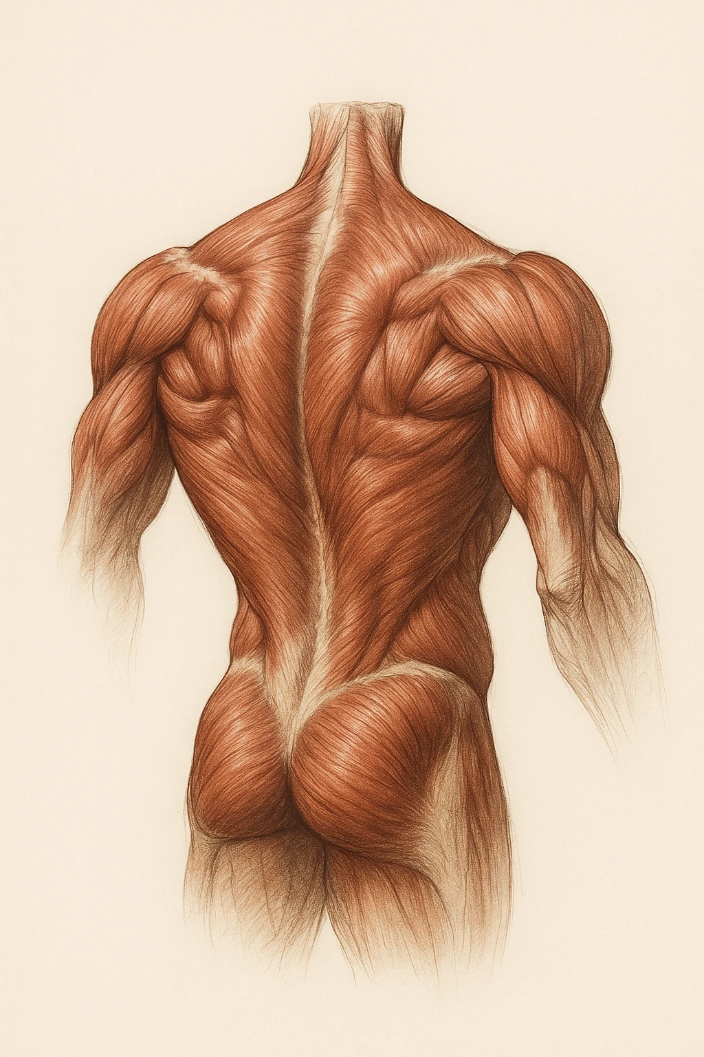 dorso pre tensionato attivo anatomicamente su sfondo isolato emoji