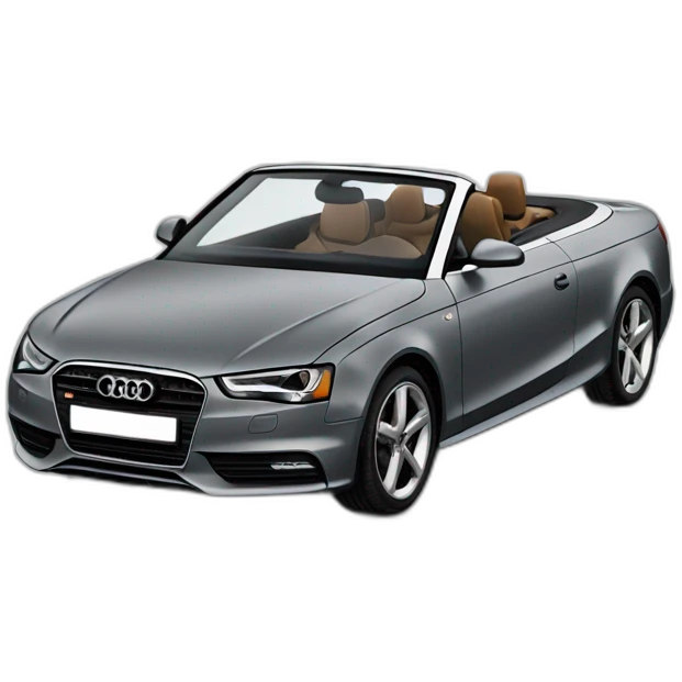 grey audi A4 cabriolet emoji