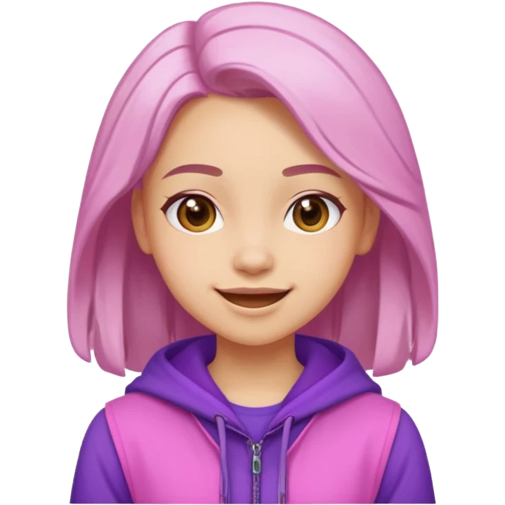 something with palia game vibe in purple or pink colour emoji