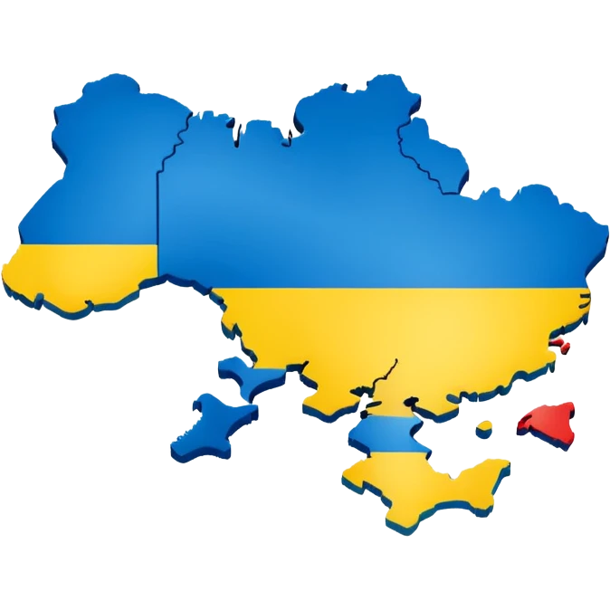 ukraine map  emoji