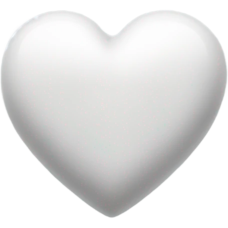 Tiny white heart emoji