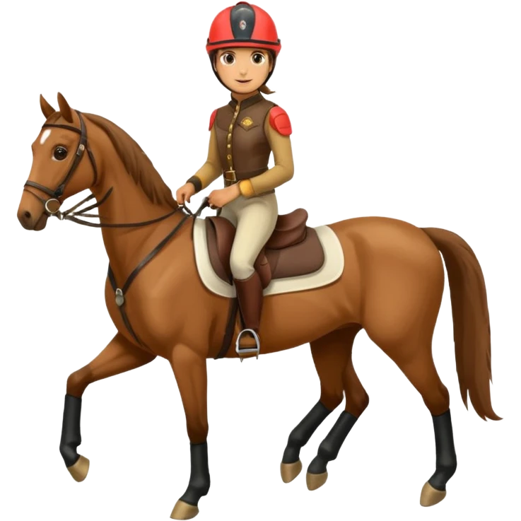 horse rider emoji