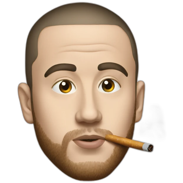 mac miller smoking emoji