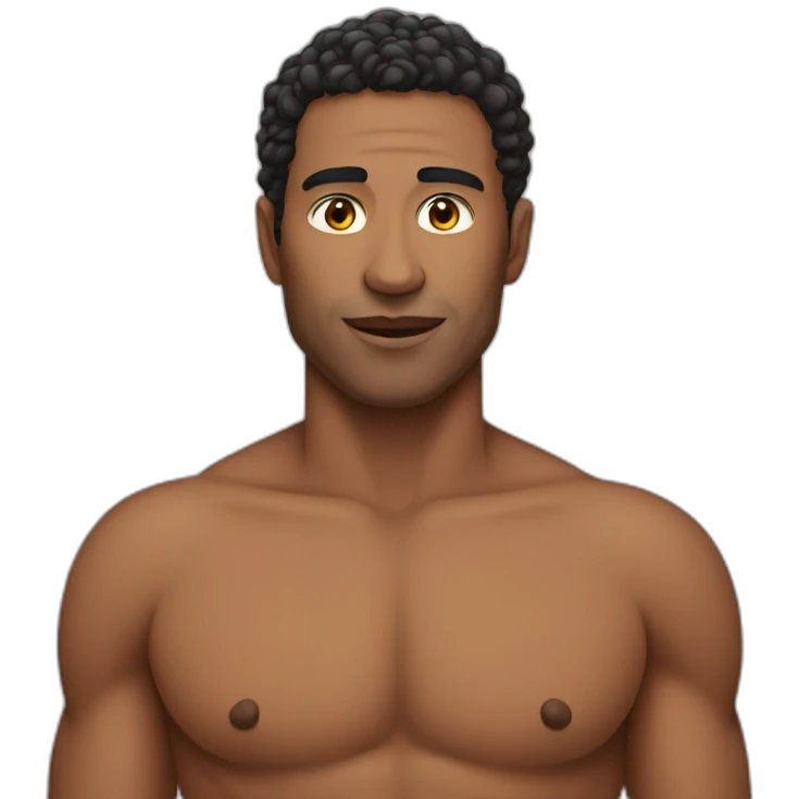 men topless emoji