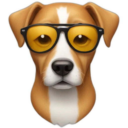 dog with sunglases emoji