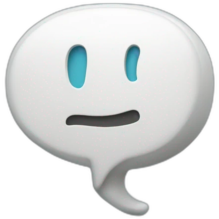 speech bubble with exclamation mark inside emoji
