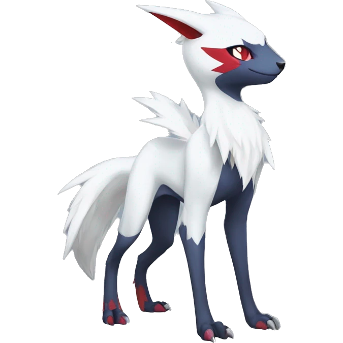 Cool Edgy Absol-Zangoose-Sneasel-Quilava, full body emoji