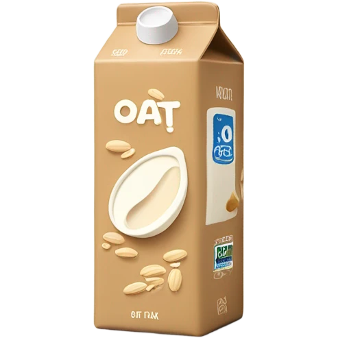 Oat milk carton emoji