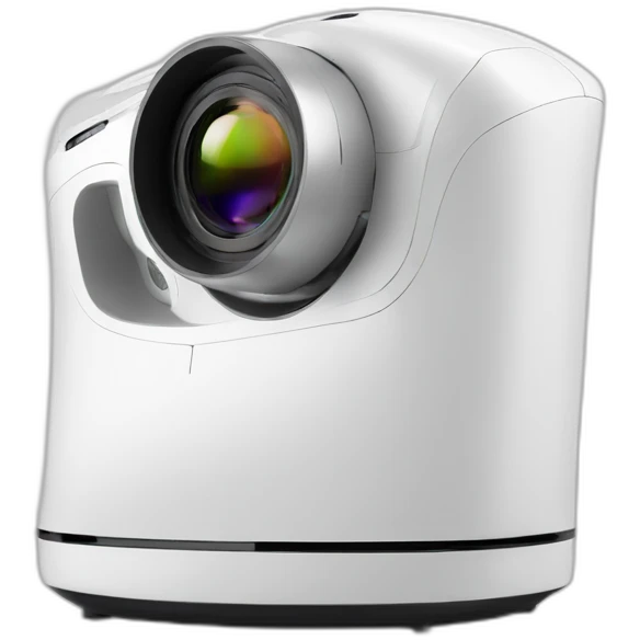 SMART Movie Projector - White Round on Table emoji