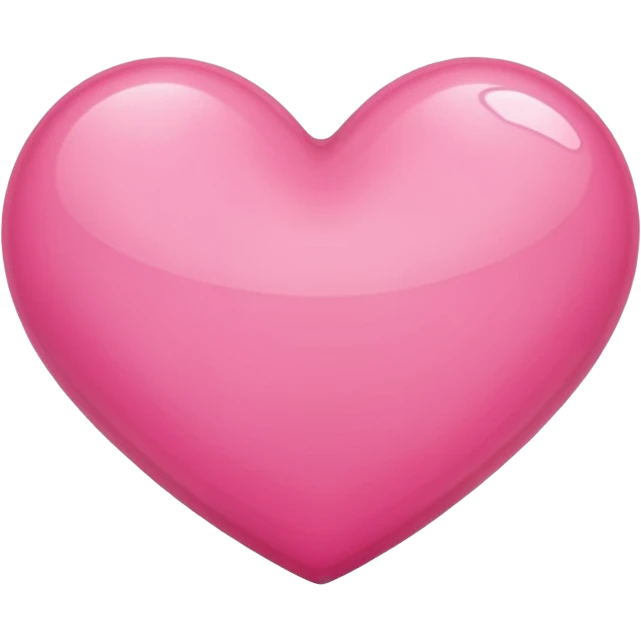Heart pink emoji