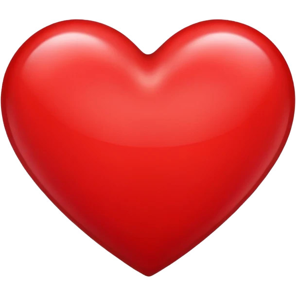 red heart emoji