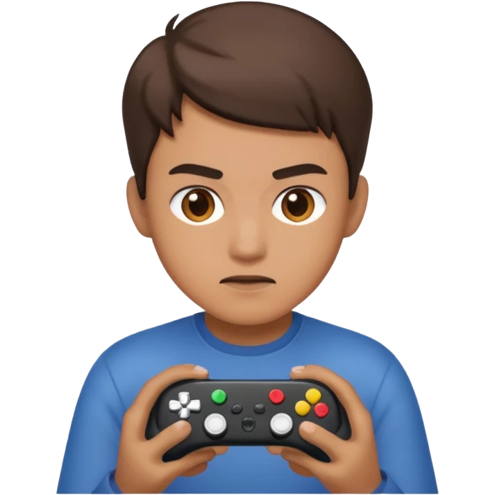 create a simple emoji that indicates that you are a single player when playing computer games emoji