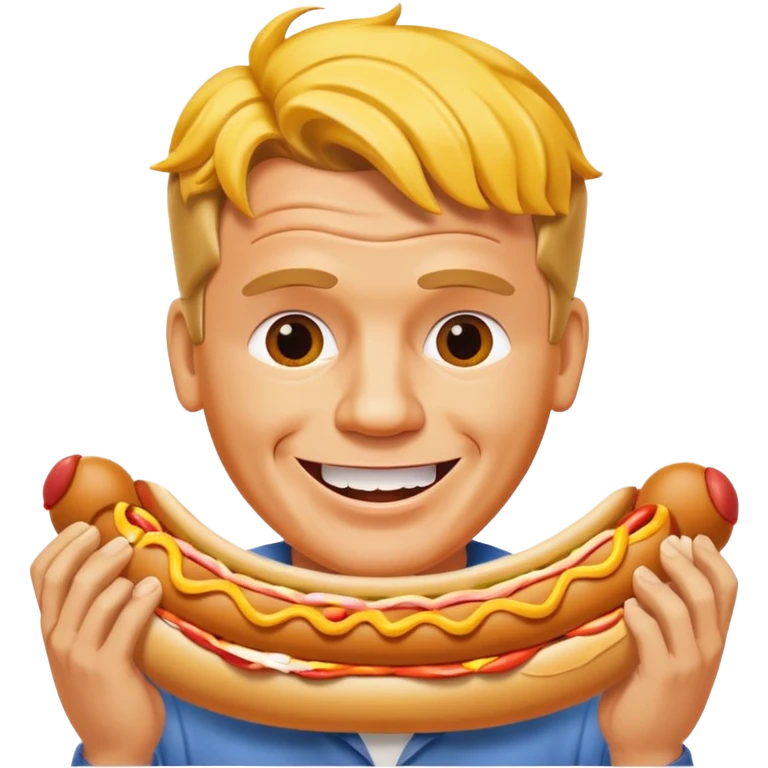 gordon ramsay eat hotdog emoji